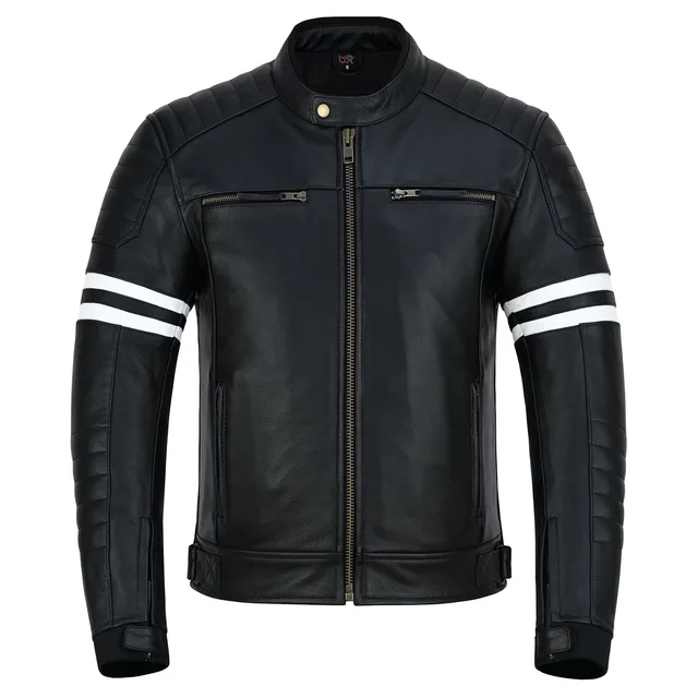 Leather Motorcycle black adjustable