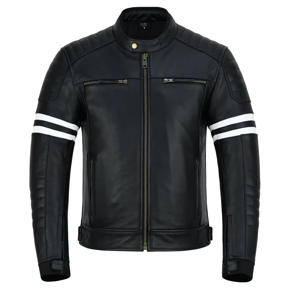Leather Motorcycle black adjustable