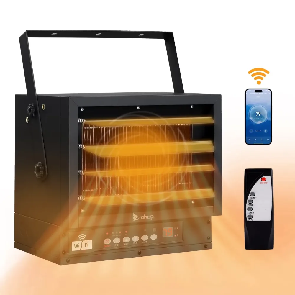 Heater 5000w black 240v