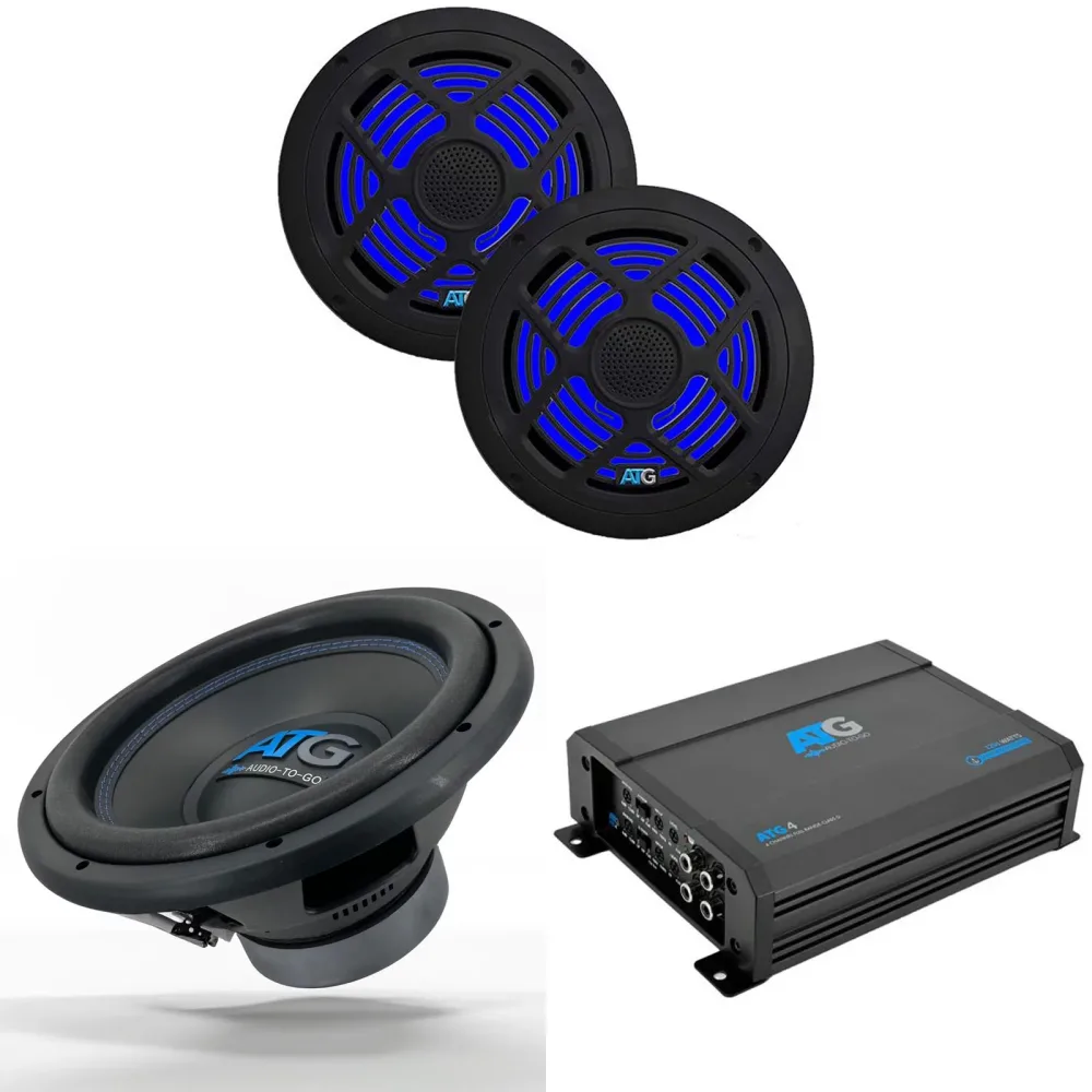 Boat Audio 4 channel 6.5" 12"