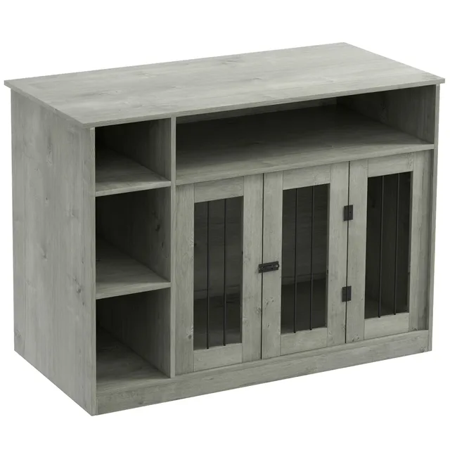 Dog Crate locking gray 55 lbs