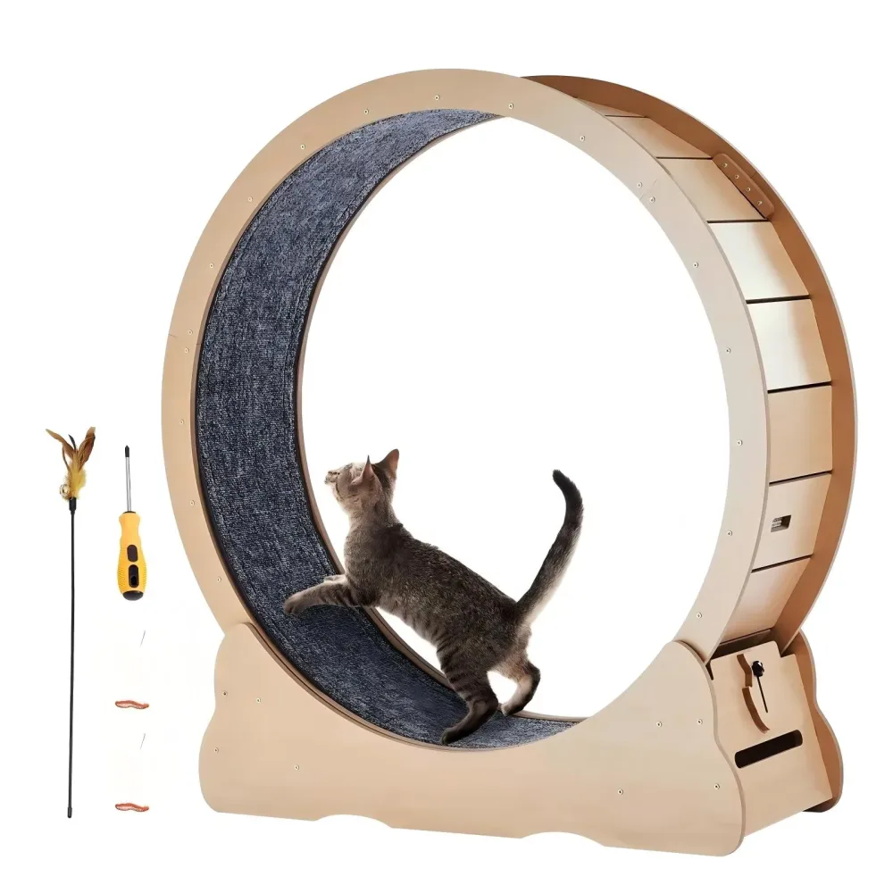 Cat Treadmill 43.3" 17-25lbs yellow