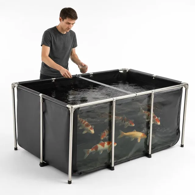 Koi Tank portable 27.6 in 30.1 lbs