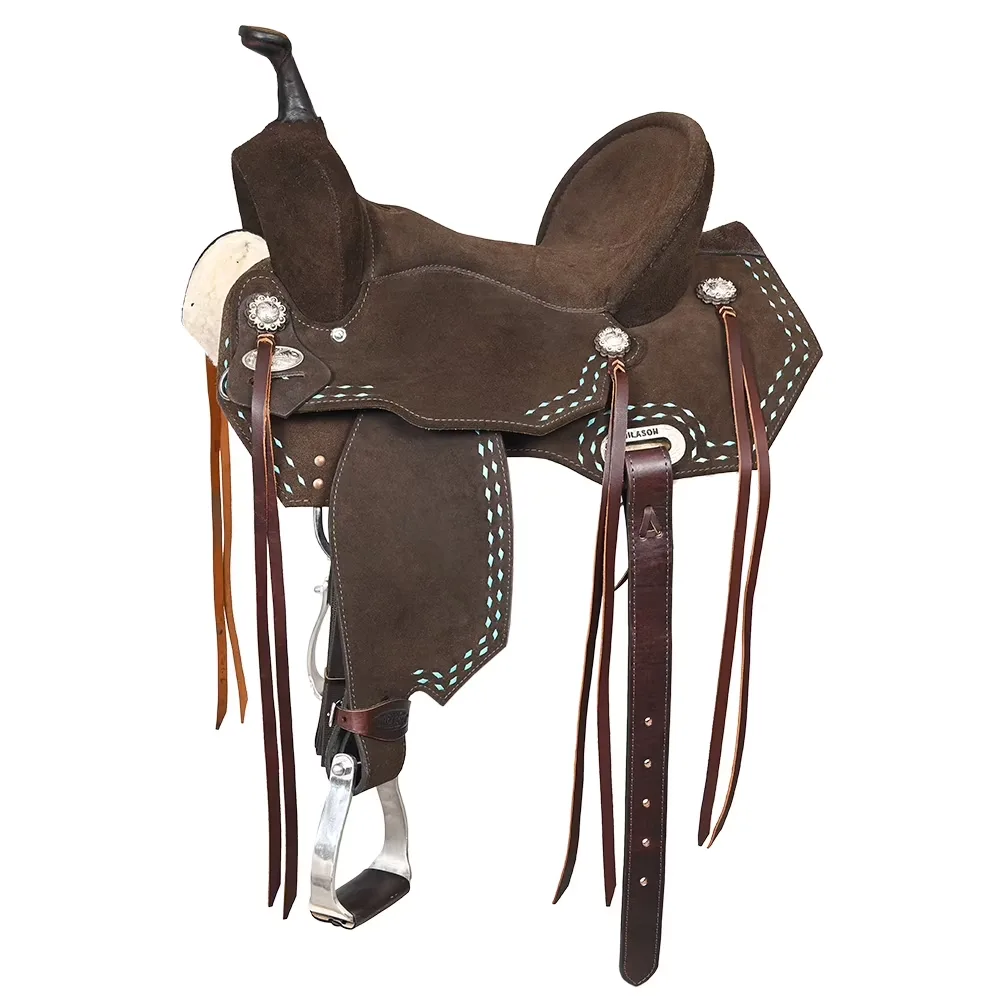 Leather Saddle 14 in brown 14"