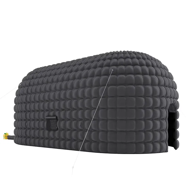 Tent portable black 14.8 ft
