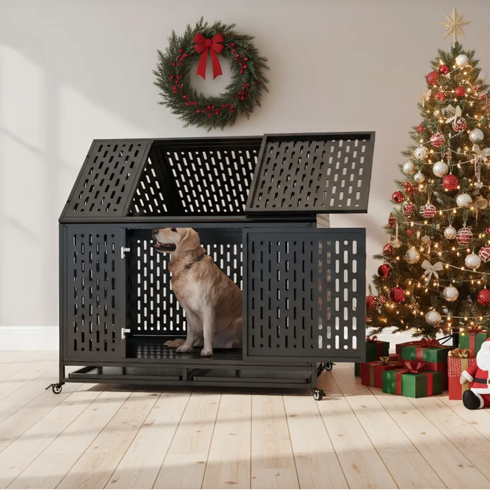 Dog Crate 45" black 70 lbs