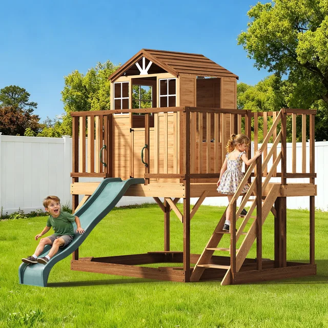 Playhouse Backyard 110" 90.5" 98.4"