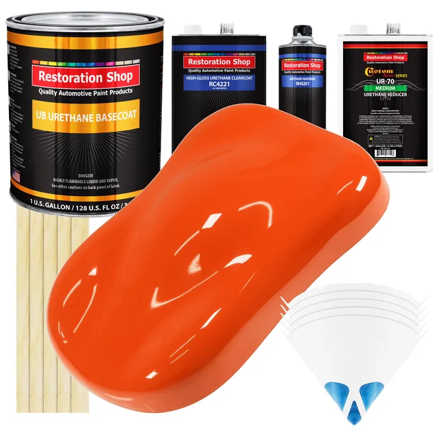 Auto Paint orange 1 gallon 2 gallons