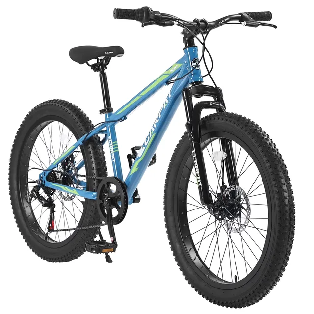 Mountain Bike 24 inch blue green