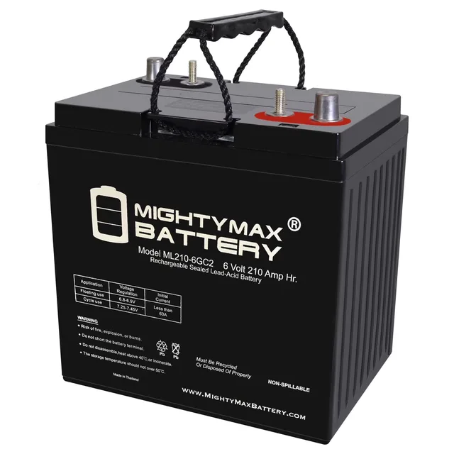 Battery 6v 6 volt 10.25 in