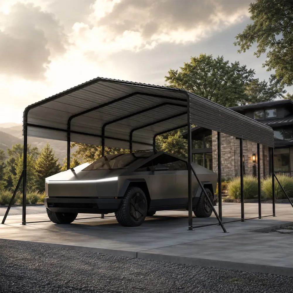 Metal Carport 20 ft 13' 20'
