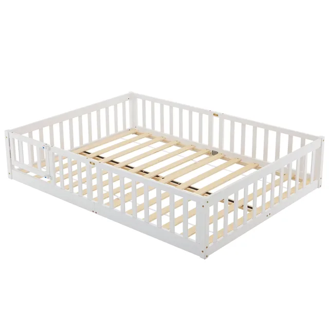 Bed Frame white 250 pounds 52 in