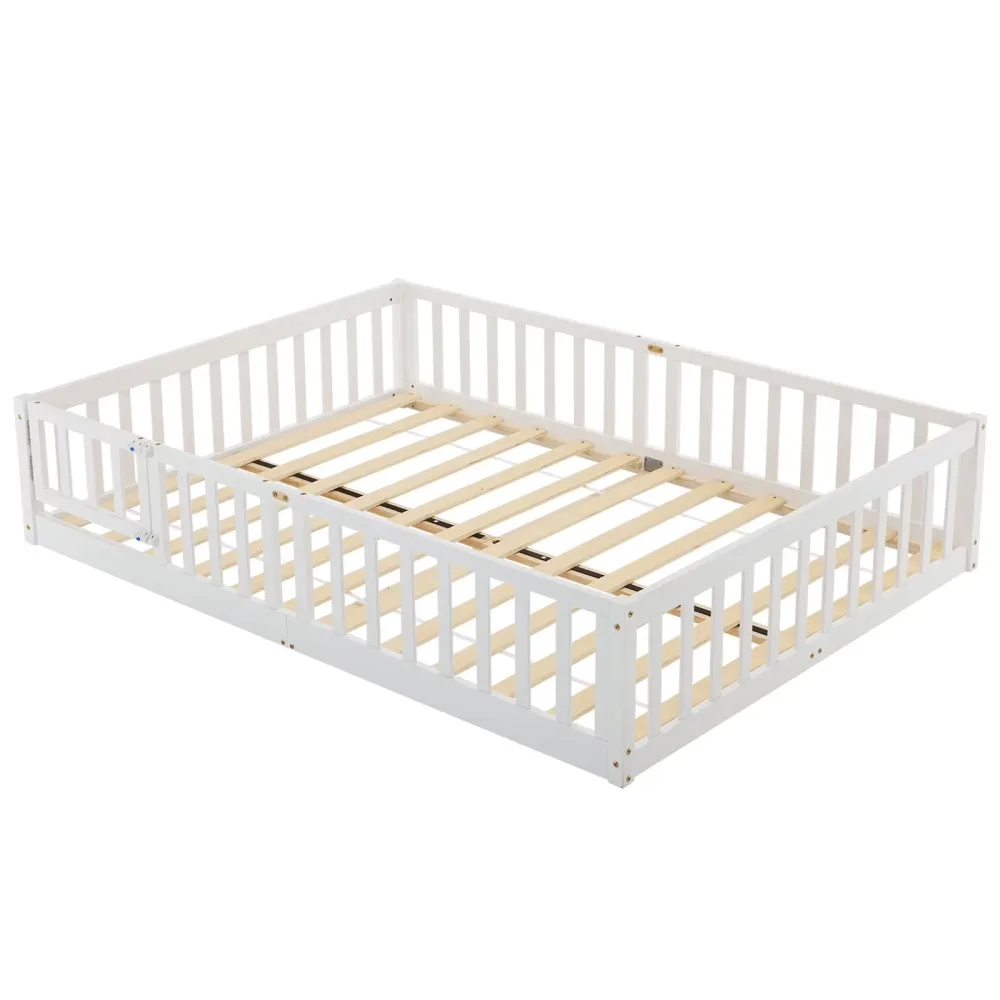 Bed Frame white 250 pounds 52 in