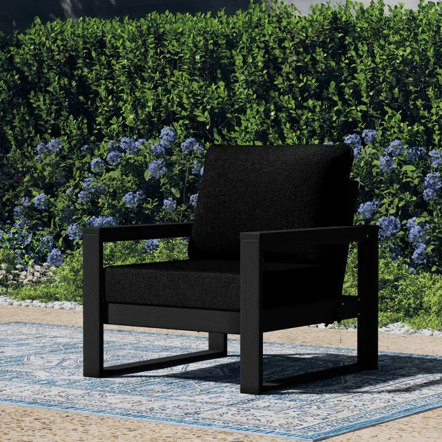 Chair waterproof black gray