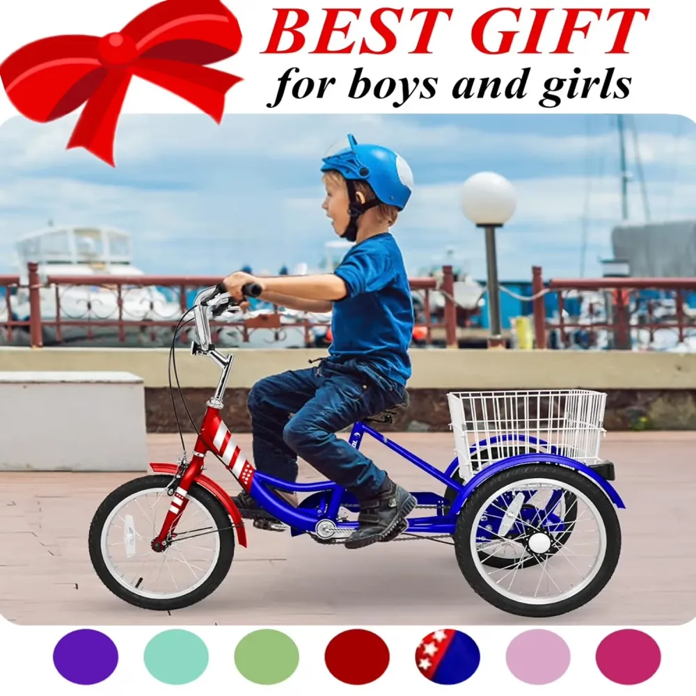 Wheel Bikes 16 inch adjustable blue