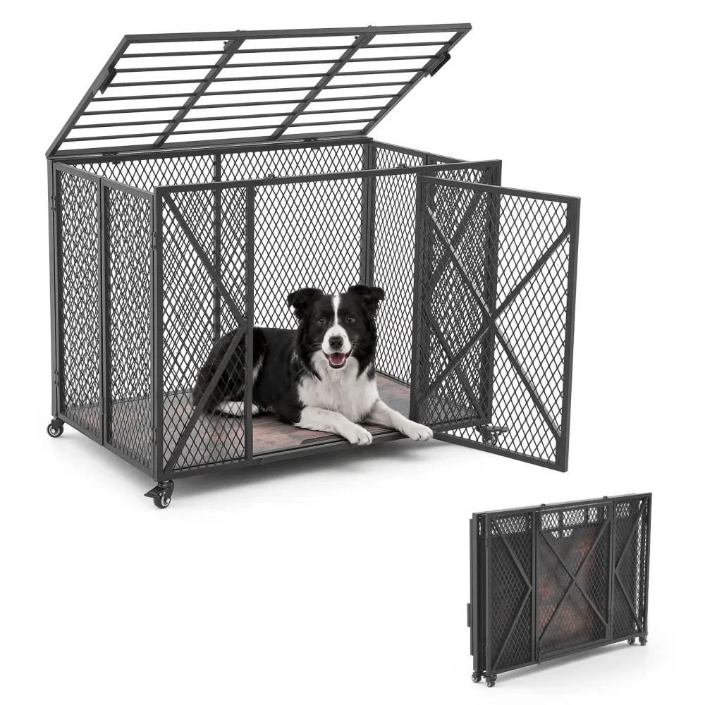 Dog Crate 38 inch 250 lbs foldable
