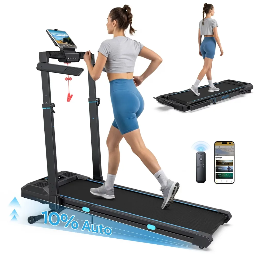 Treadmill 350 lbs foldable adjustable