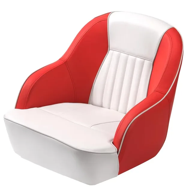 Boat Captain white red