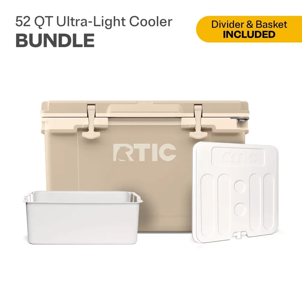 Hard Cooler 52 quart grey 3"