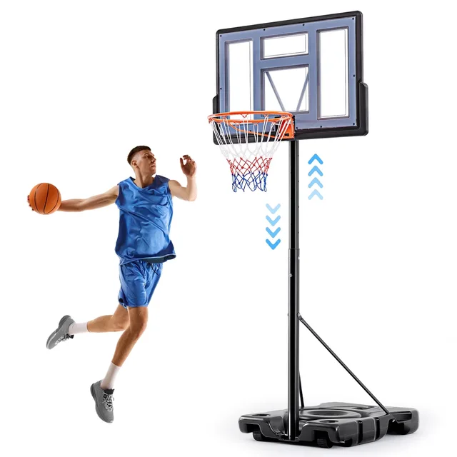 Portable Basketball 6.1ft 10ft 44"
