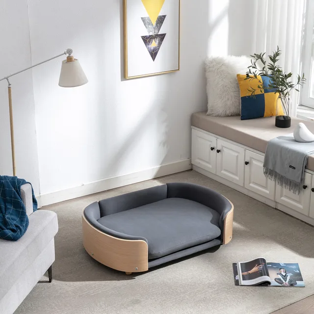 Dog Bed grey