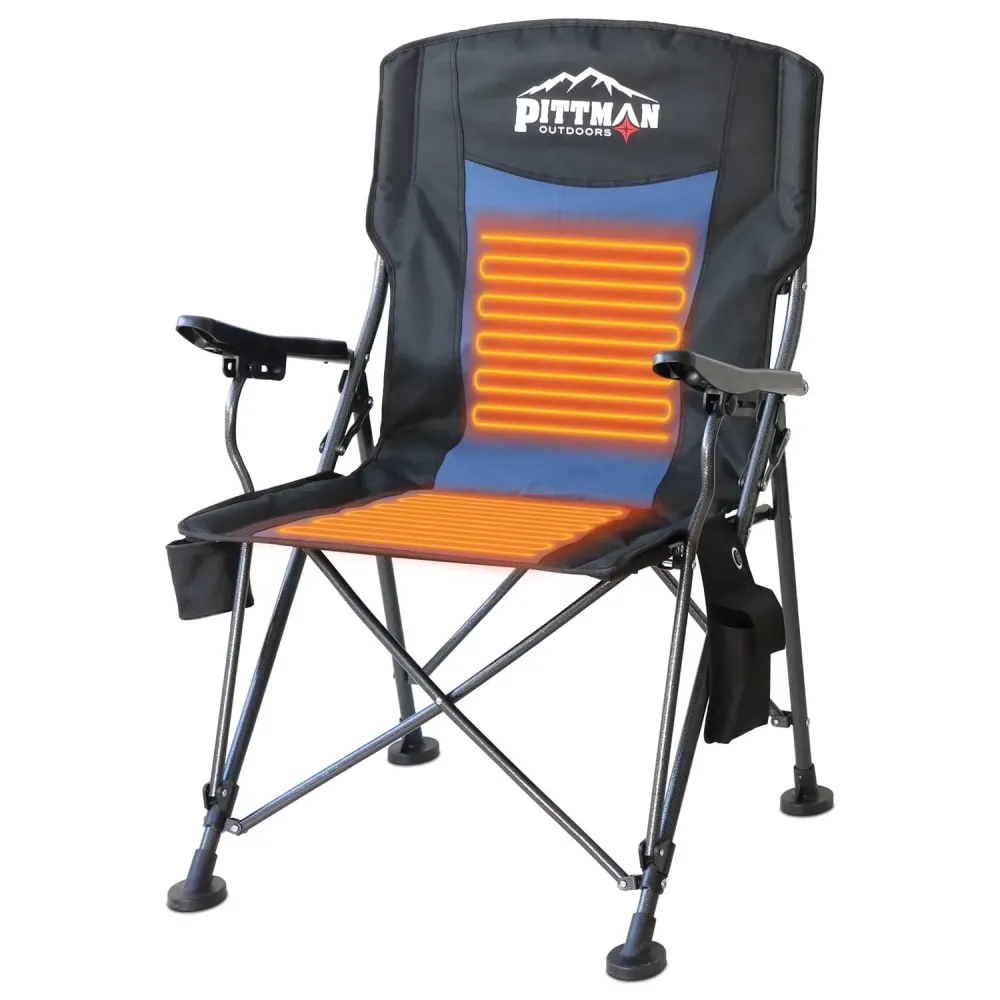 Camping Chair foldable black portable