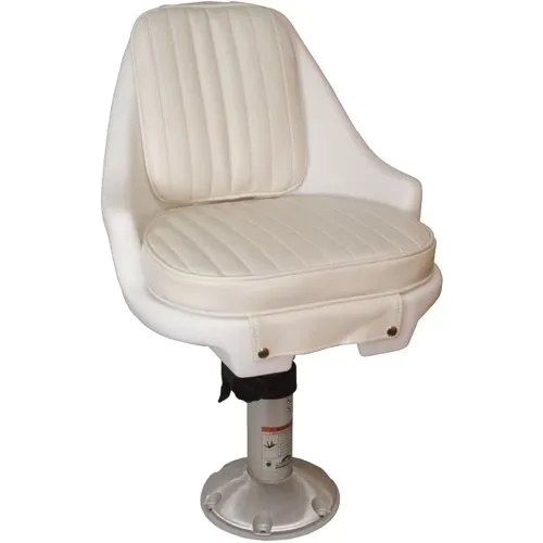 Chair adjustable white 8"