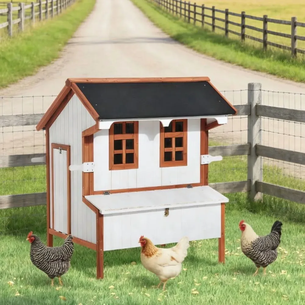 Chicken Coop portable 43.3" 33.3"