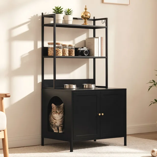 Cat Litter 57" black 31.4"