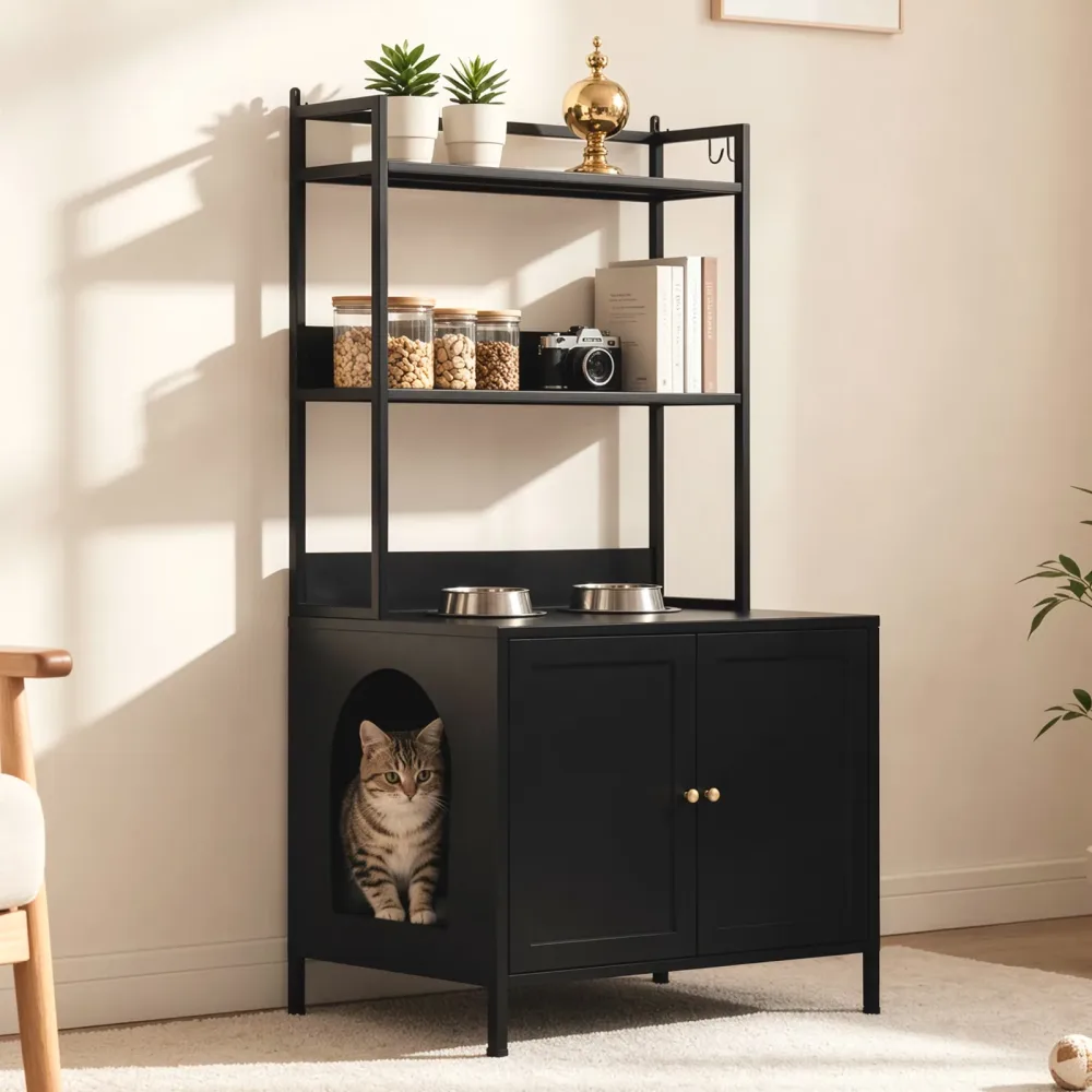 Cat Litter 57" black 31.4"