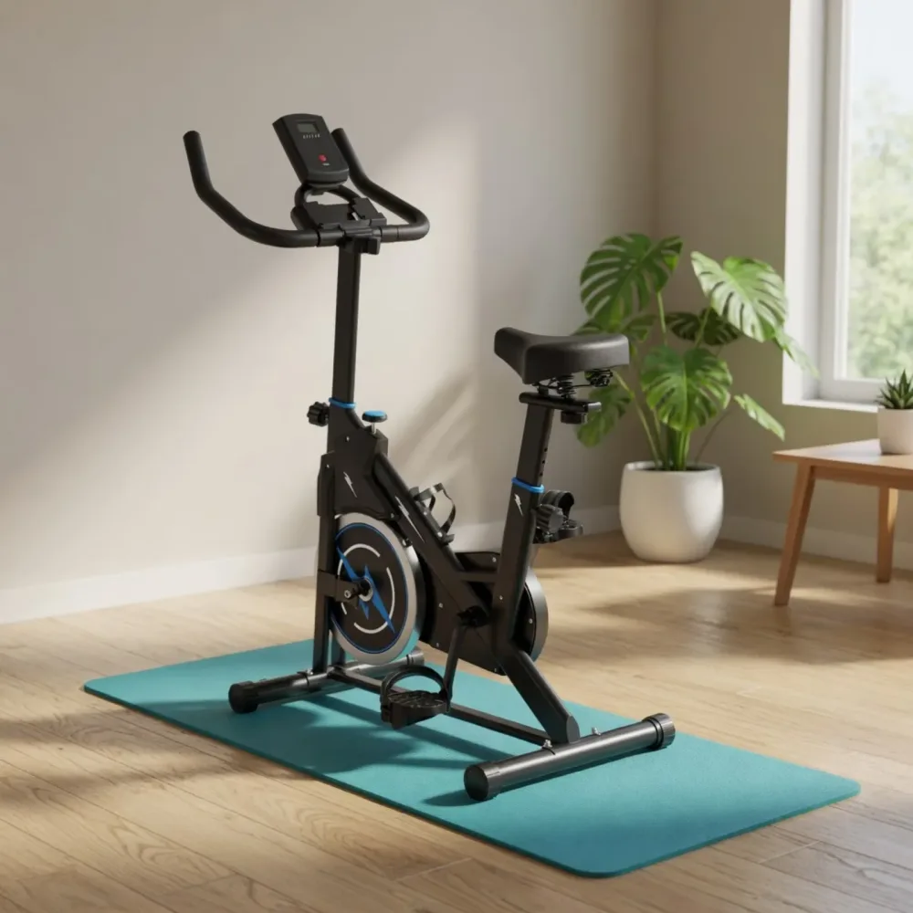 Exercise Bike adjustable blue 37.80"