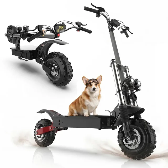 Electric Scooter 72v 6000w 11"