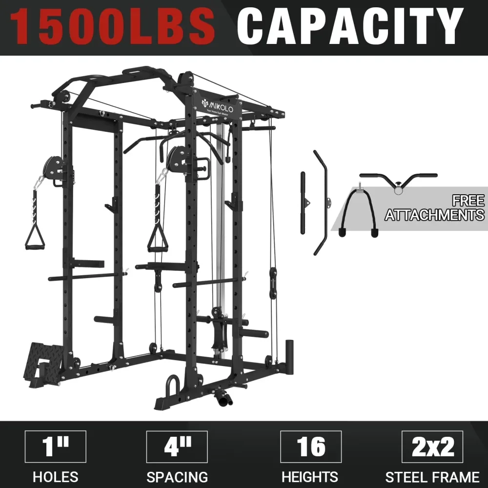 Power Rack black 8 in 230 lbs