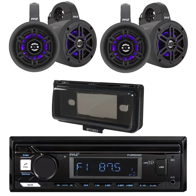 Stereo Receiver 4" 300 watt bluetooth