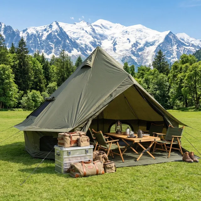 Bell Tent 9.8 ft 4 people waterproof