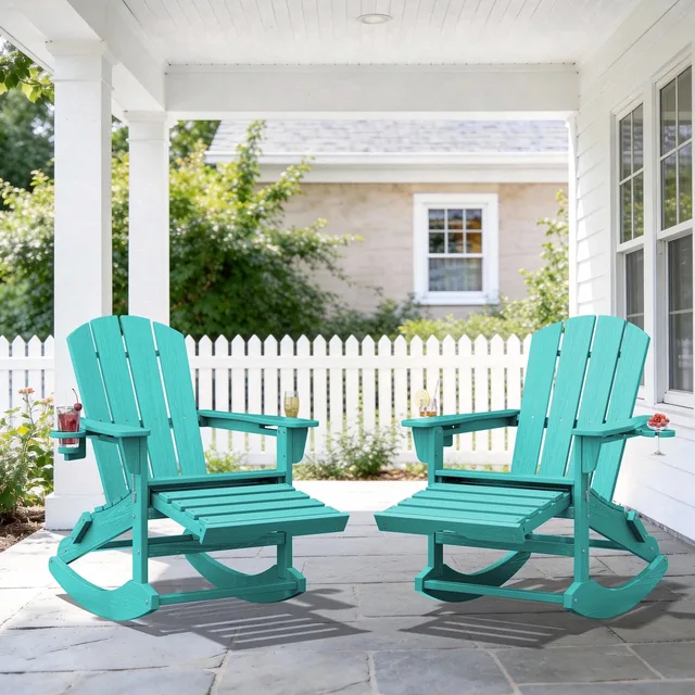 Patio 2 pack white blue
