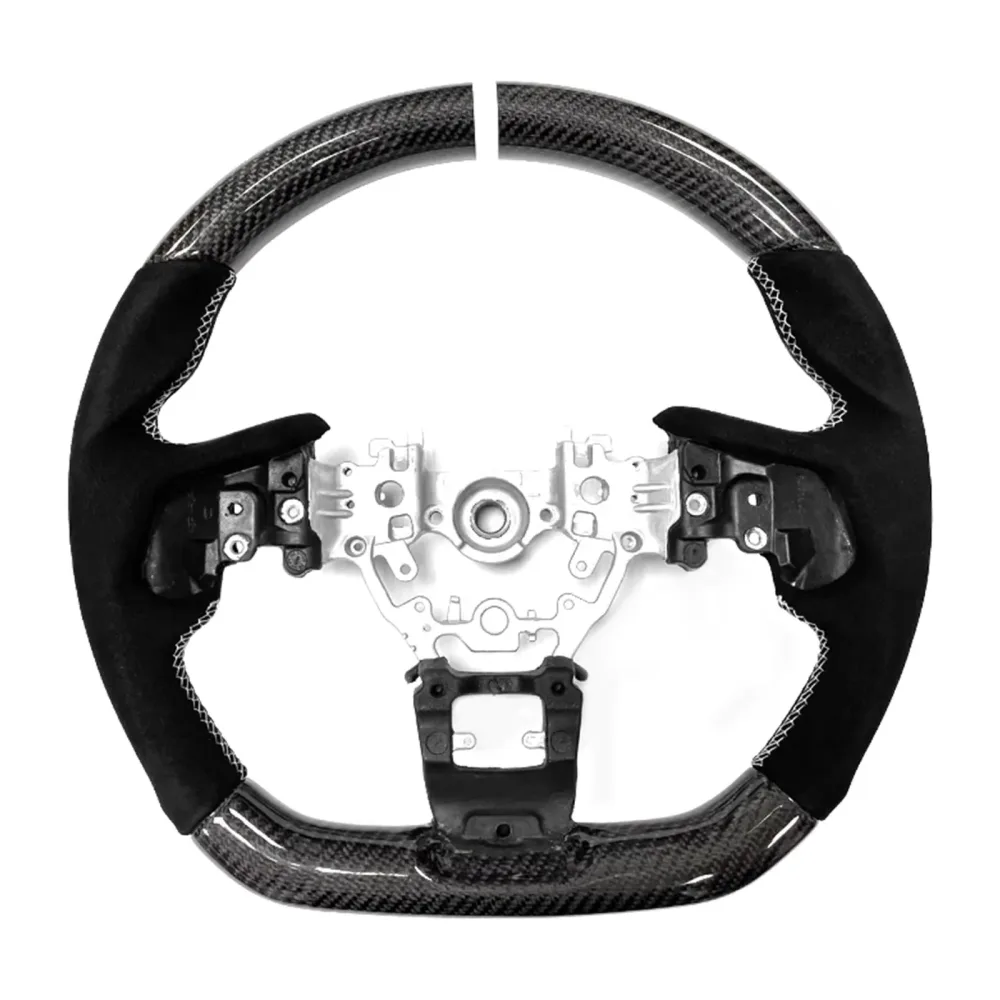Motorsports Steering black white