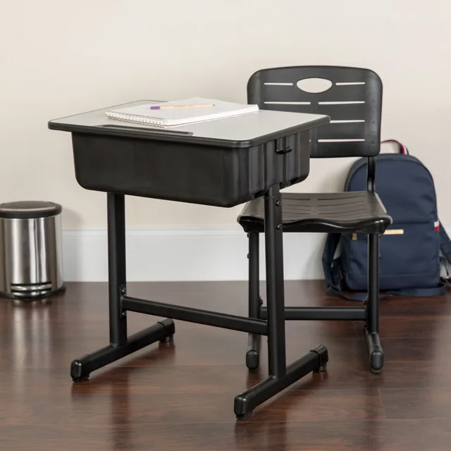 Flash Furniture adjustable black 75 inch