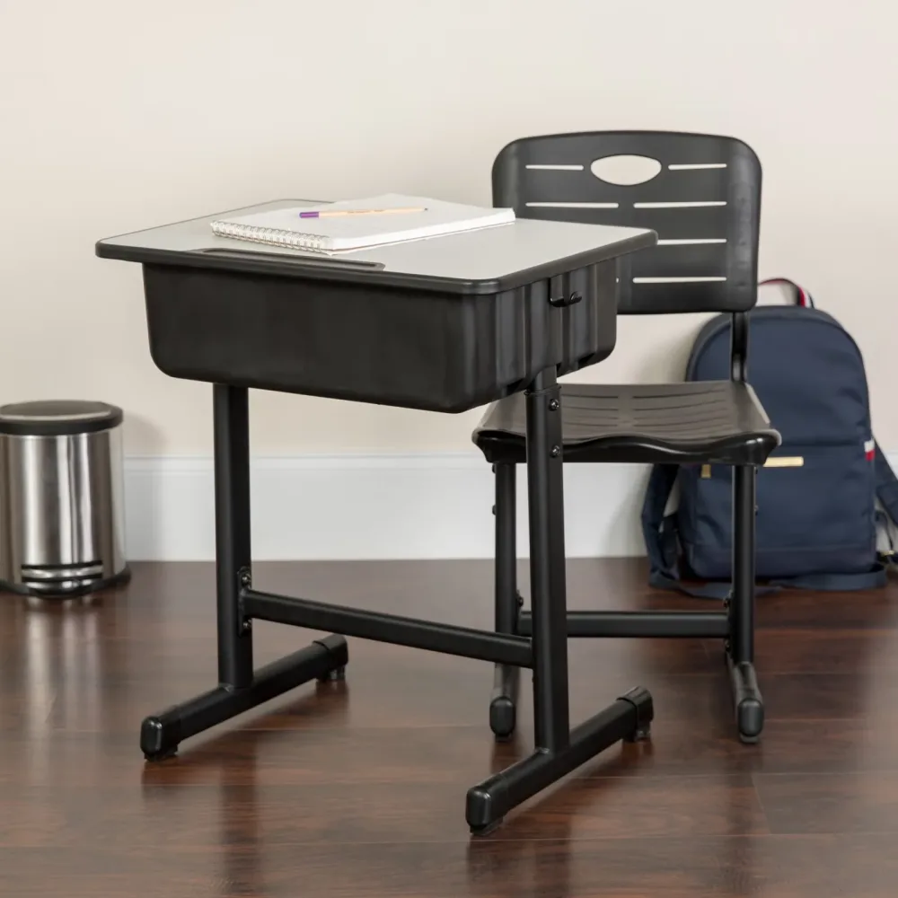 Flash Furniture adjustable black 75 inch