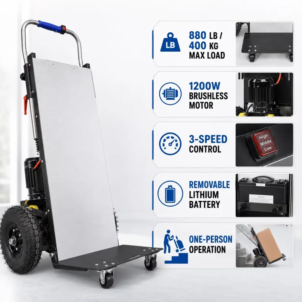 Hand Truck 880lb heavy-duty 19"