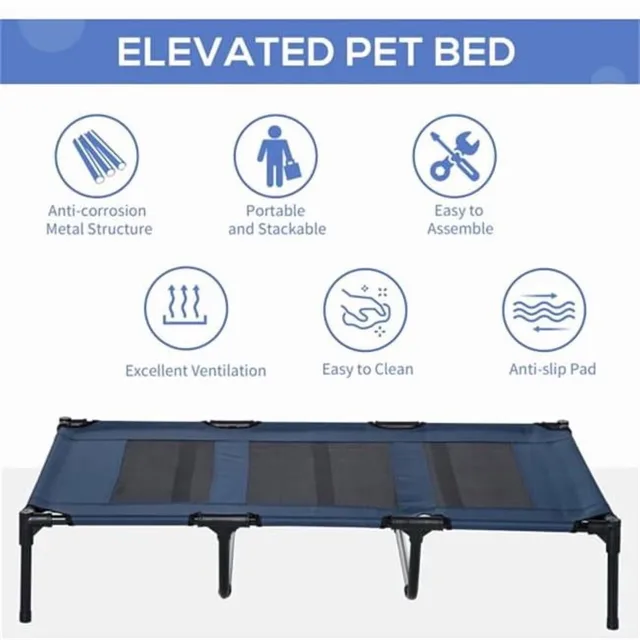 Pet Bed blue 31.5 inches 110 pounds