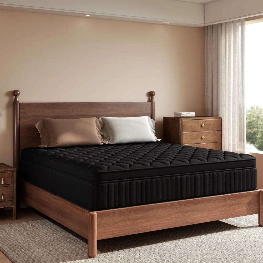 Hybrid Mattress 14 in black
