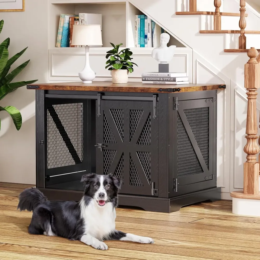 Dog Crate 39.4' black 35.4"