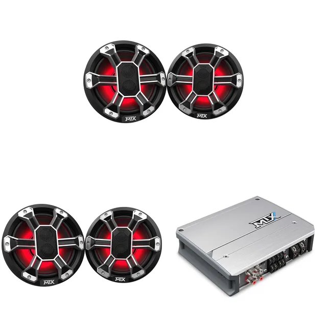 Marine Audio 6.5" led 85w