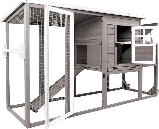 Chicken Coop 75" waterproof grey