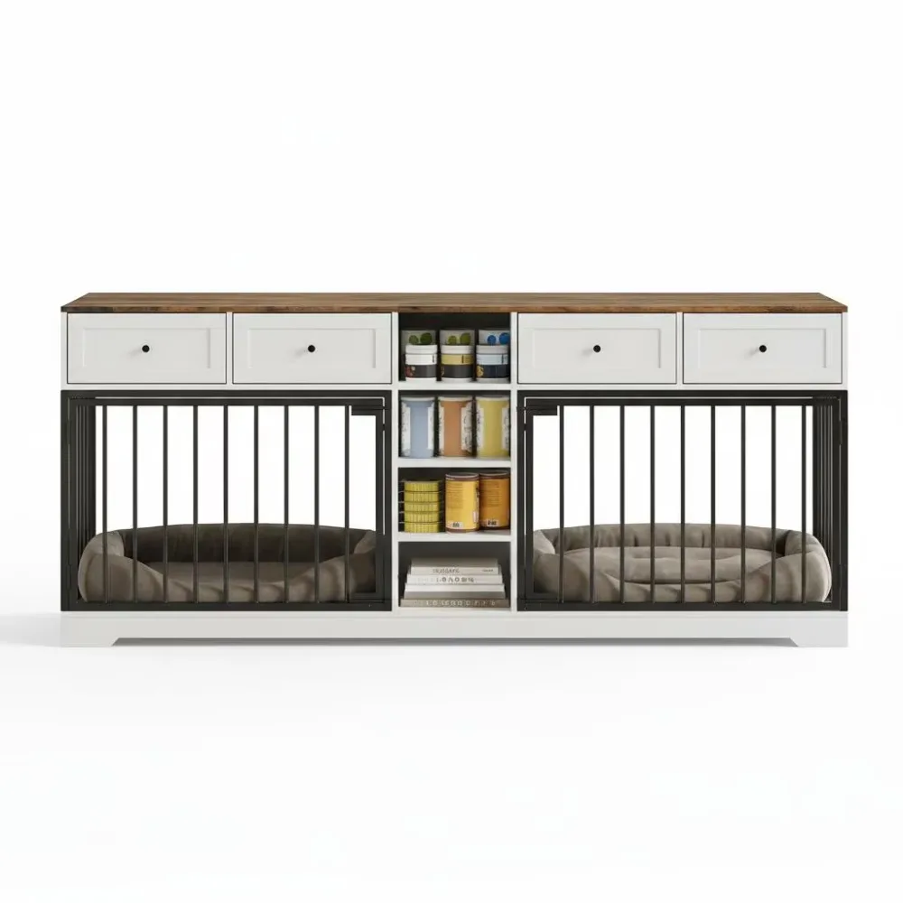 Dog Crate 82" white