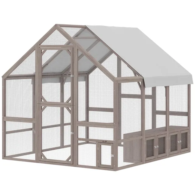 Chicken Coop waterproof 83.1" 73.4"