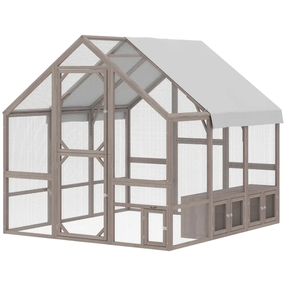 Chicken Coop waterproof 83.1" 73.4"