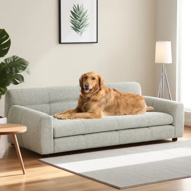 Pet Bed 51" 43.5" beige