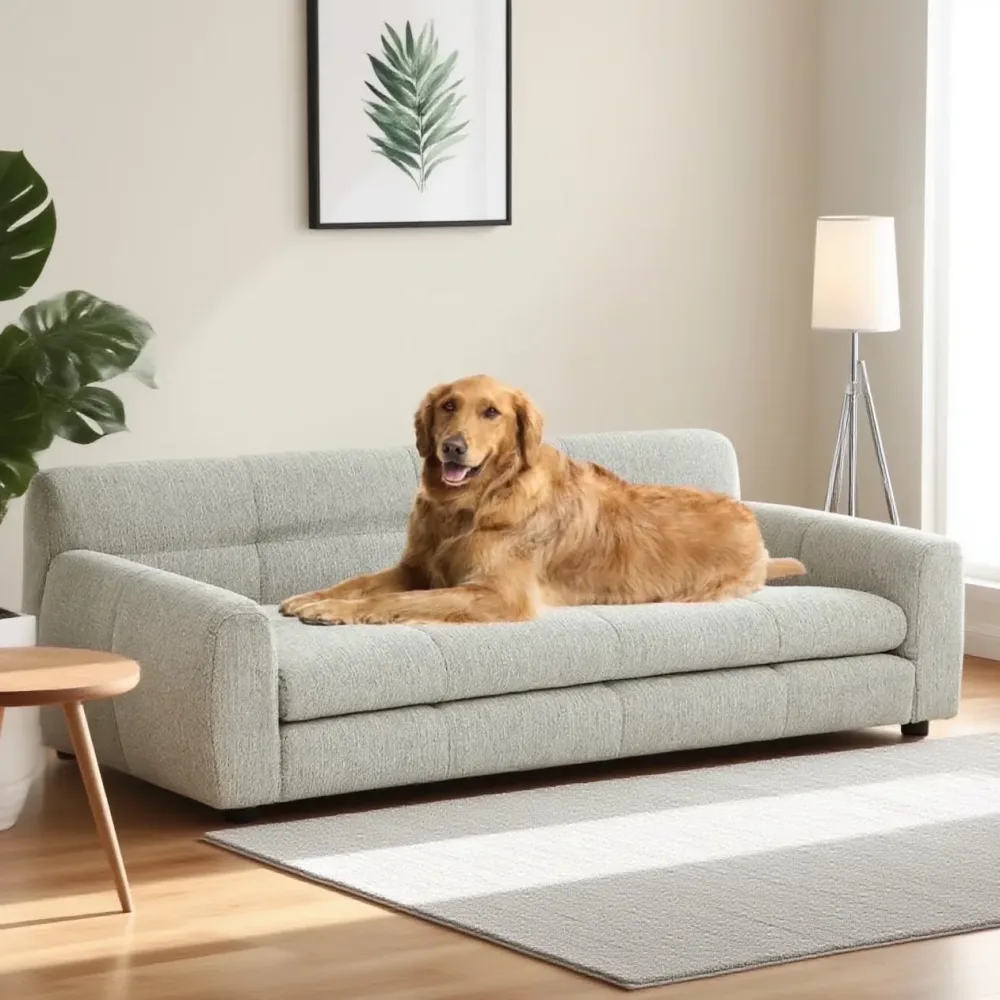 Pet Bed 51" 43.5" beige